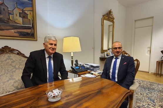 Deputy Speaker of the House of Peoples of the PABiH Dr. Dragan Čović held a meeting with the Minister of Foreign and European Affairs of the Republic of Croatia